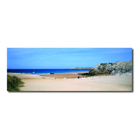 tableau de la plage de Port Bara à Quiberon Bretagne