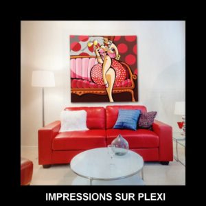 decoration en plexi