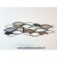 deco marine poissons metal et bois