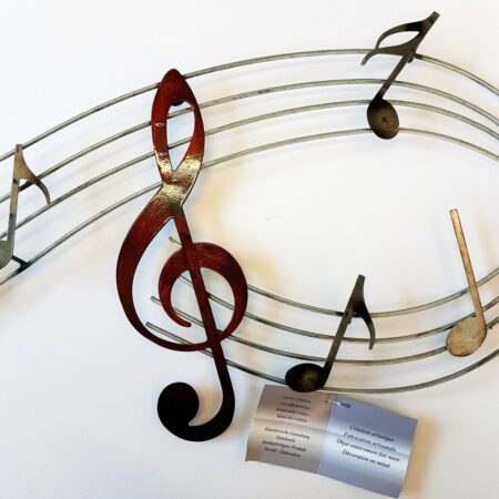 decoration murale notes de musique