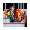 plexiglas abstrait