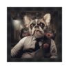 cadre chien cigare costume fauteuil sylvain binet