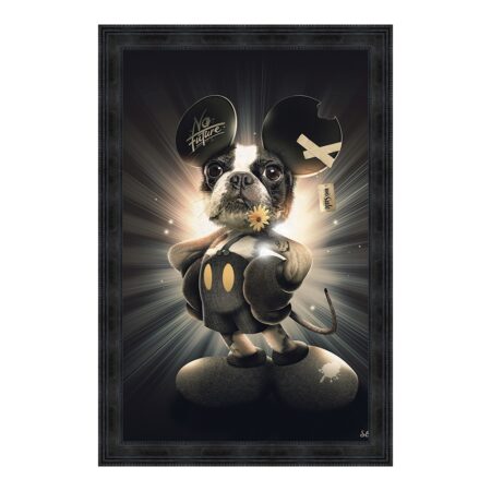 cadre chien souris no future sylvain binet