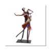 decoration couple danseurs en metal