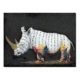 Grande Toile Rhinoceros Moderne