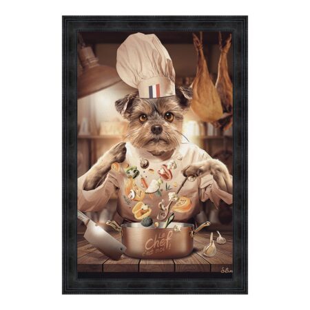 cadre chien c'est moi le chef sylvain binet