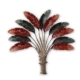 Grande Décoration Palmier Rouge et Noire