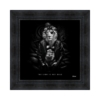 Tableau Lion Noir et Blanc S. Binet