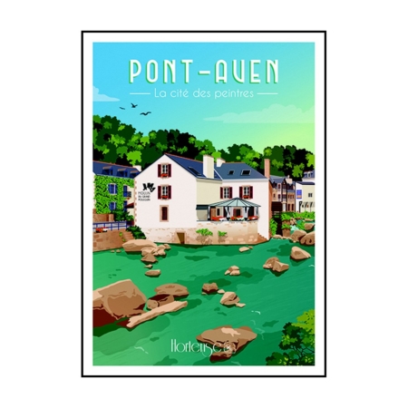 Affiche Pont-Aven Hortense