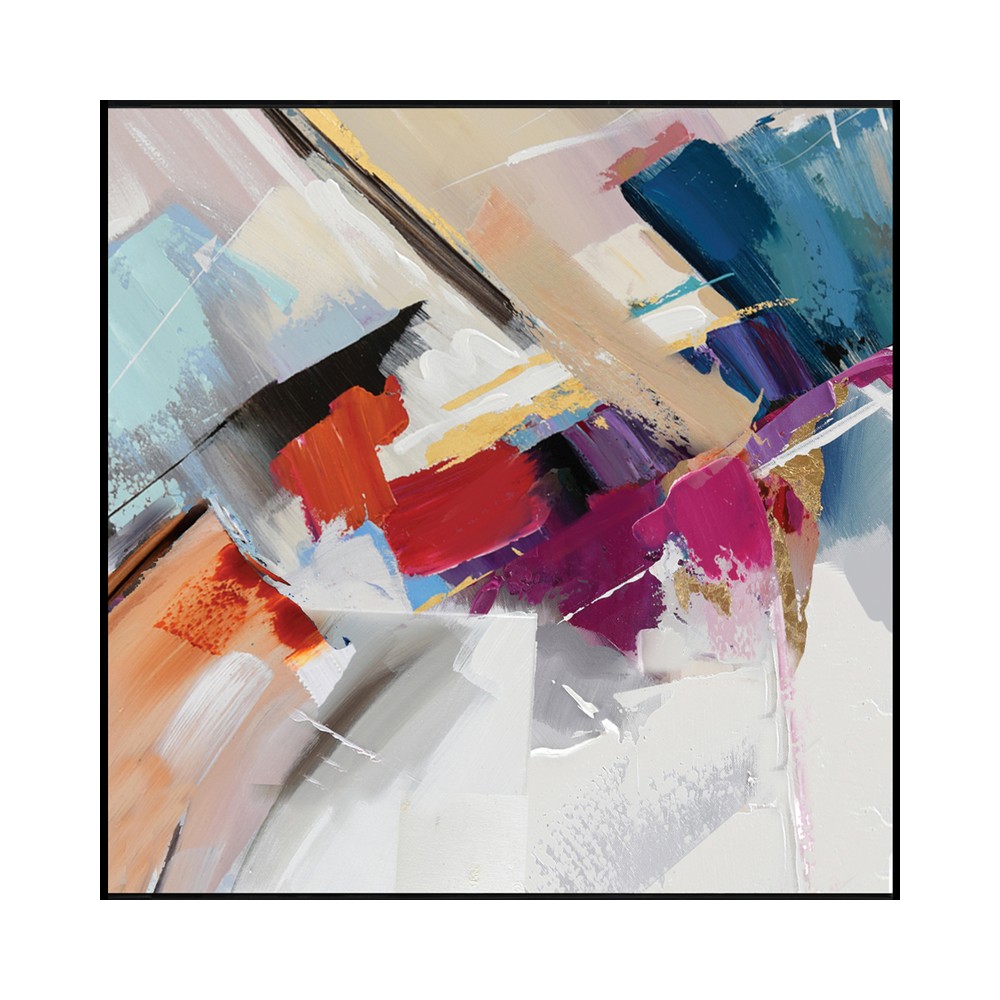 Tableau Abstrait Multicolore Contemporain