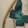 Décoration Papillons dans cercle en Métal