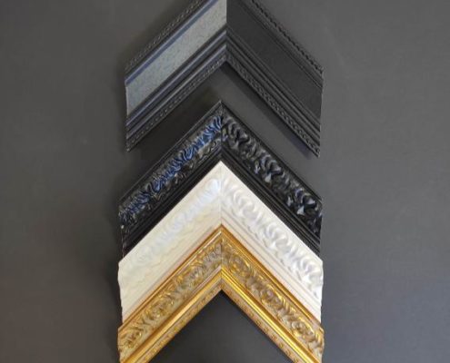 cadre_classique_baroque_pour_toile Cadre Baroque Doré et Noir