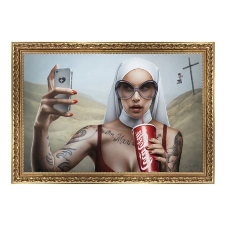 Cadre Doré Granger Nonne Selfie Coca