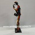 Sculpture Métal Saxophoniste à Poser