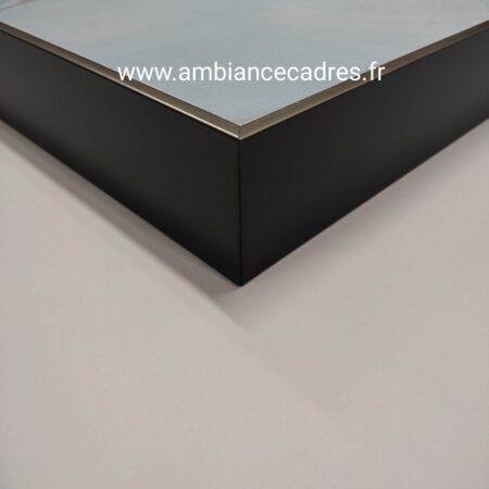 Tableau bateau orange et blanc