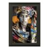 Cadre Femme Foulard Malika Romaric 40x60cm