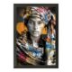 Tableau Femme Foulard Malika Romaric 80x120
