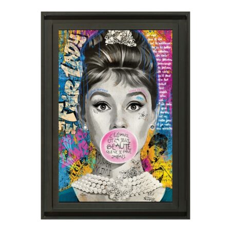 Cadre Audrey Hepburne de Romaric 61x81 cm