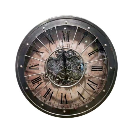 Horloge Chiffres Romain Virginia Antique Métal