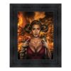 Tableau Femme Chignon Feu Pomme Granger 43x53cm