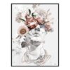 Cadre Statue avec Fleurs 62.5x82.5cm