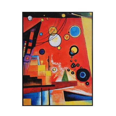 Tableau Abstrait Rouge Kandinsky