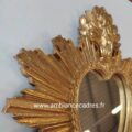 décoration miroir doré gros plan quimper