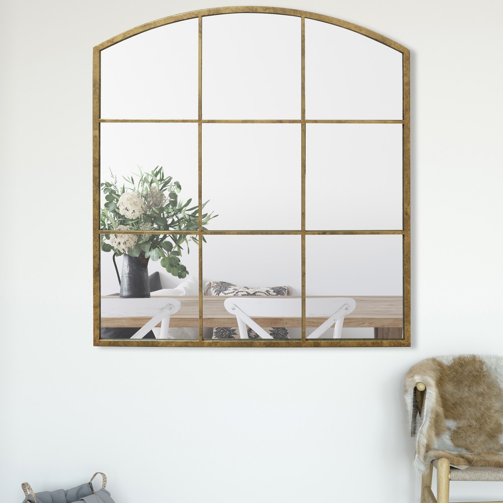 Miroir Arc Fenêtre Doré emde Ambiance