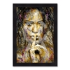 Cadre Femme Chut Romaric 51x71cm