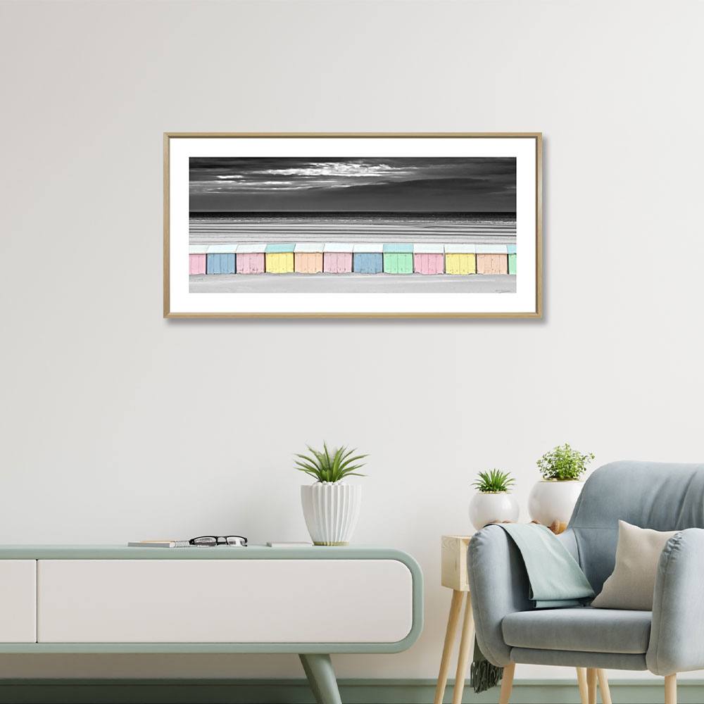 decoration_salon_cohen_cabanes_noir_et_blanc_plage_cabines_colorees_pastel_saint_brieuc décoration salon cohen Cabanes Noir et Blanc