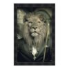 cadre lion billard cigare mafia sylvain binet