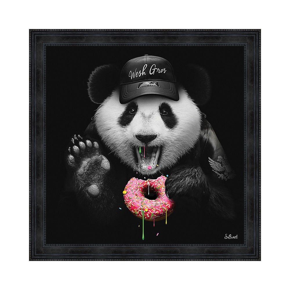 cadre sylvain binet donuts panda wesh gros