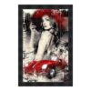 Tableau Sylvain Binet Voiture Porsche Rouge