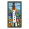 Cadre Martine Gonnin Phare Multicolore