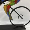 sculpture à poser cycliste