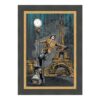 Tableau l'Homme au Lampadaire et la Tour Eiffel Romaric