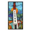 Tableau le Phare Coloré Martine Gonnin