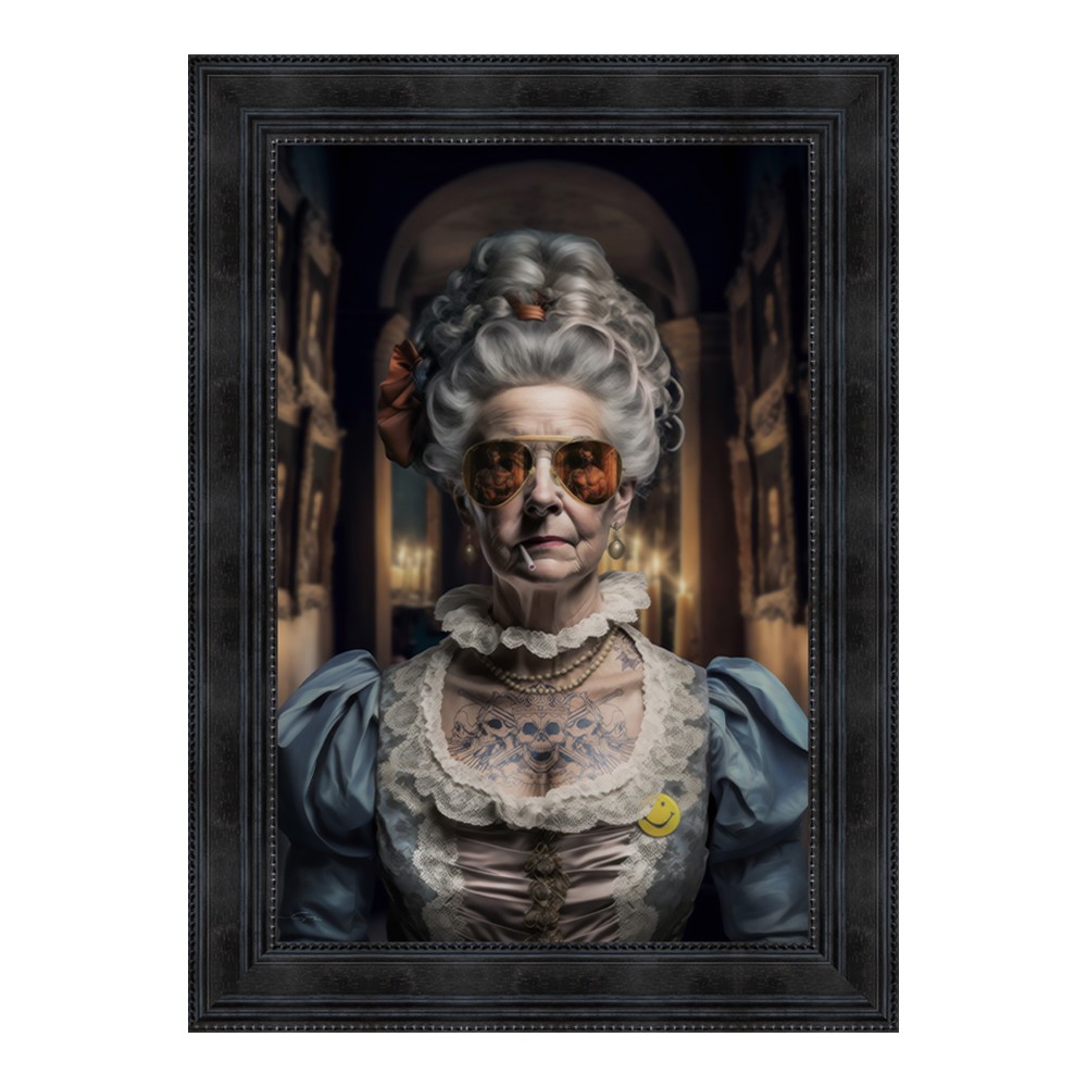 Tableau Marquise Robe Bleu Granger