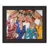 Tableau Quatre Filles Tenues Colorées Martine Gonnin