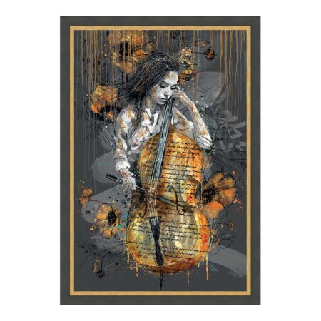 tableau romaric fille au violoncelle