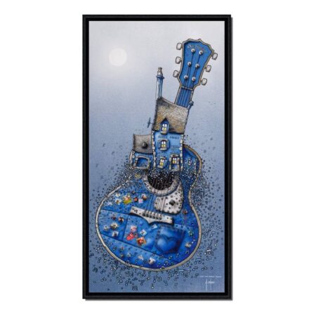 cadre alain coadou maison guitare bleue