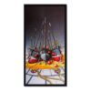 cadre bateaux multicolores alain coadou