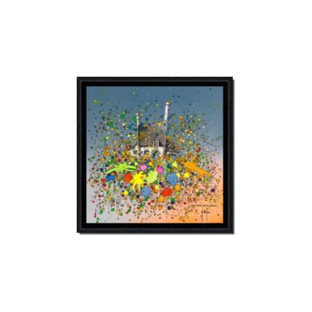 cadre maison taches colores coadou