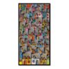 Tableau Alain Coadou Maisons Multicolores