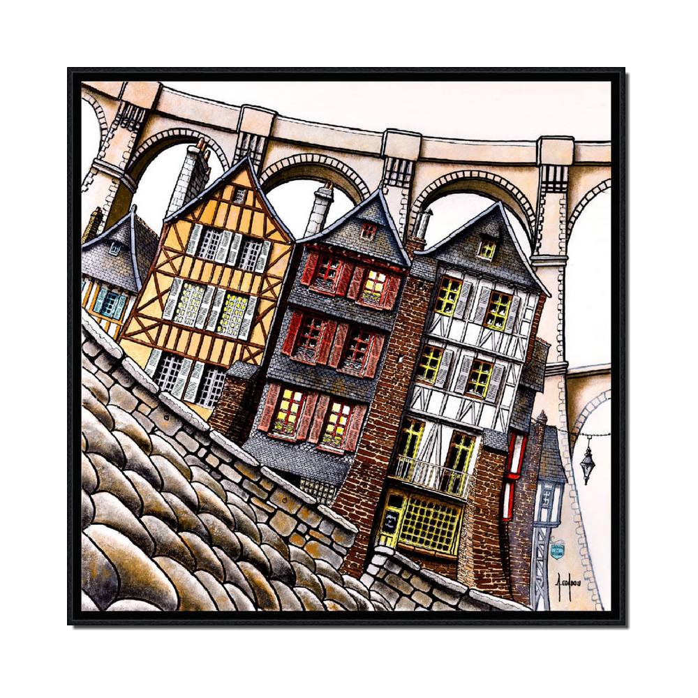 Tableau Alain Coadou Ville Morlaix