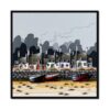 Tableau Bateaux sur Plage Alain Coadou