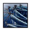 Tableau Coadou Coques Bateaux Bleus