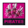 Tableau Coadou Poissons Pirates Rose