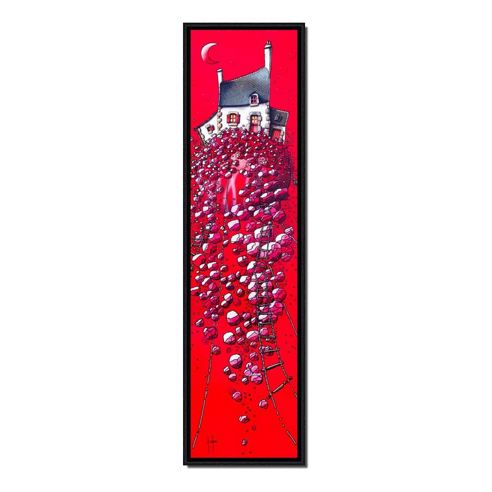 tableau_maison_pierres_roses_coadou_0600-AC-20x80cm Tableau Maison Pierres Roses Coadou