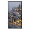 Tableau Maisons Multicolores Alain Coadou